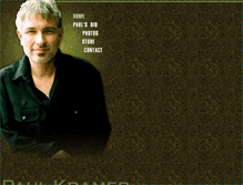 Tablet Screenshot of paulkramermusic.com